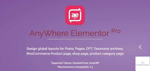 AnyWhere Elementor Pro WordPress Plugin Free