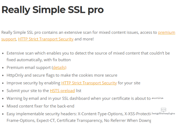 Really Simple SSL Pro
