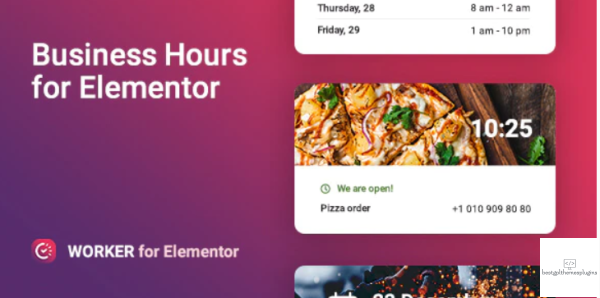 Business hours for Elementor