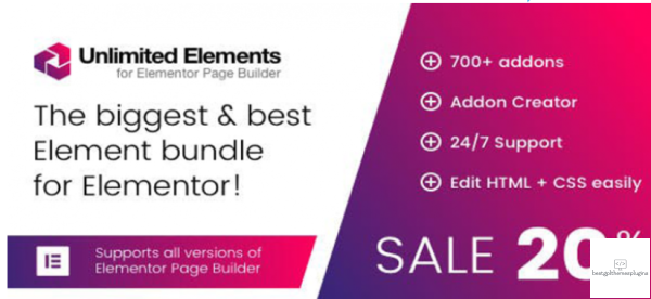 Unlimited Elements for Elementor Page Builder Add ons