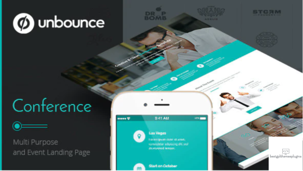 Conference Unbounce Landing Page