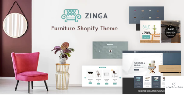 Zinga Interior Store Furniture Shopify Theme