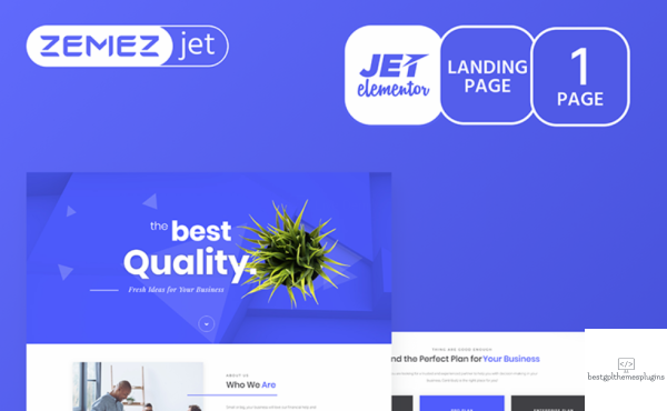 Jamicore Business Jet Elementor Template