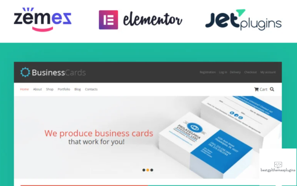Business Cards Store WooCommerce Theme
