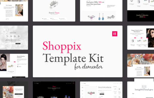 Shoppix Luxury Jewellery Shop Elementor Template Kit