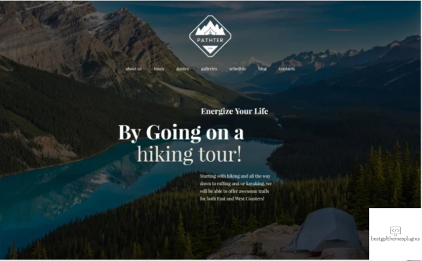 Hiking Camping Tours WordPress Theme