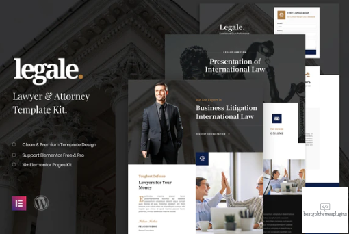 Legale Lawyer Law Firm Template Kit