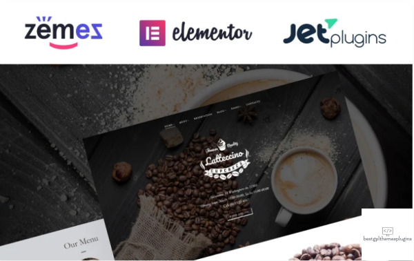 Latteccino Coffee Shop WordPress Theme