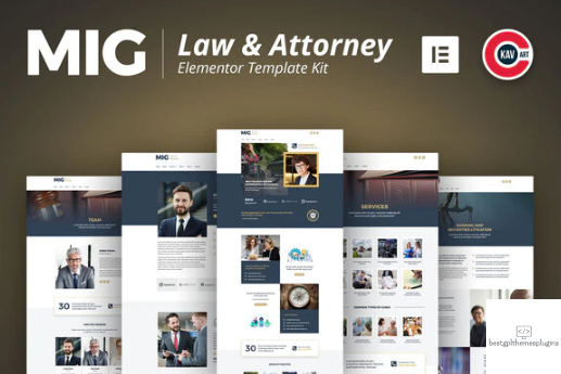 Mig Law Attorney Template Kit