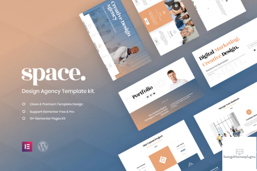 Space Creative Agency Template Kit