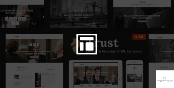 Trust Lawyer Attorney Business HTML Template