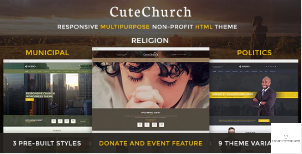 CuteChurch %E2%80%94 Religion Responsive HTML Theme