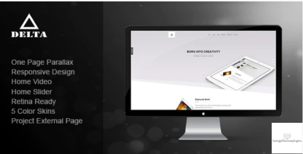 Delta Responsive One Page Parallax Template