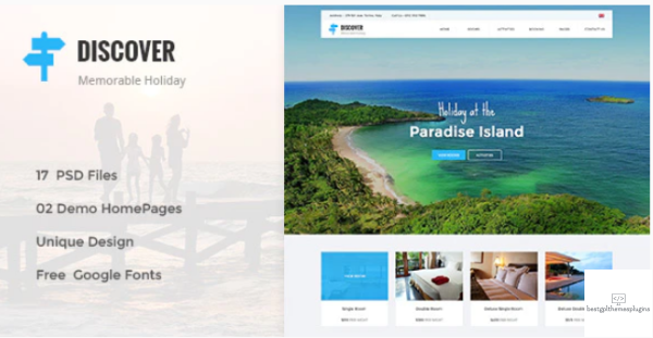 DISCOVER Countryside Hotel PSD Template