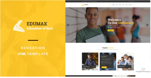 EduMax Education Courses HTML Template