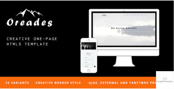 Oreades Creative One Page HTML5 Template
