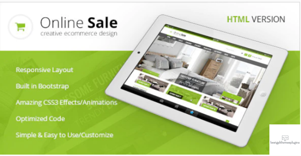 Online Sale Responsive HTML5 eCommerce Template
