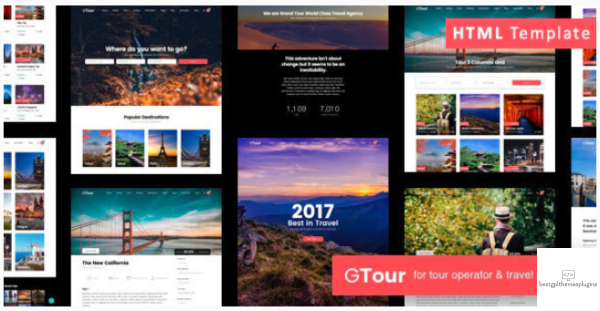 Grand Tour Travel Agency HTML Template