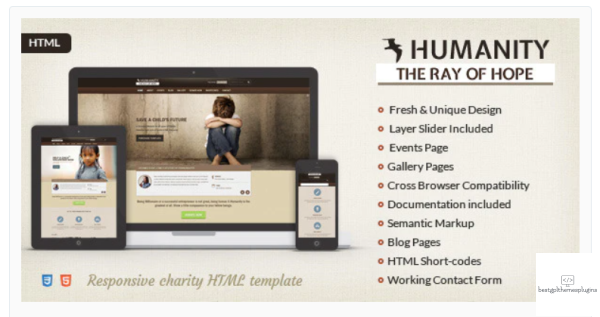 Humanity Charity HTML5 Template