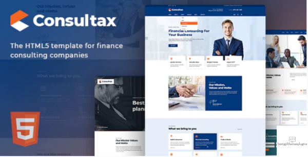 Consultax Financial Consulting HTML5 Template