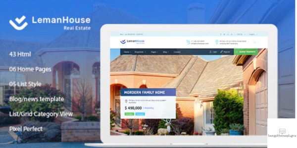 Lemanhouse Real Estate HTML Template