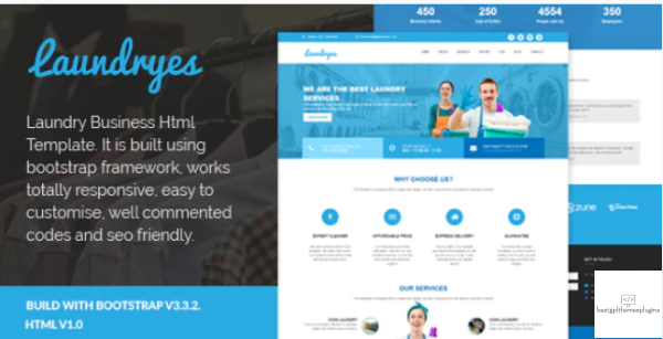 Laundryes Laundry Business Html Template