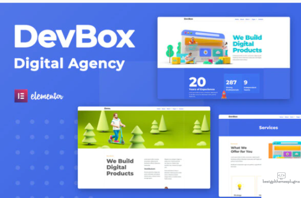DevBox %E2%80%94 Creative Digital Agency Elementor Template Kit