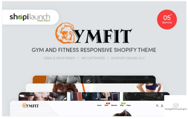 GymFit Gym And Fitness Responsive Shopify Theme