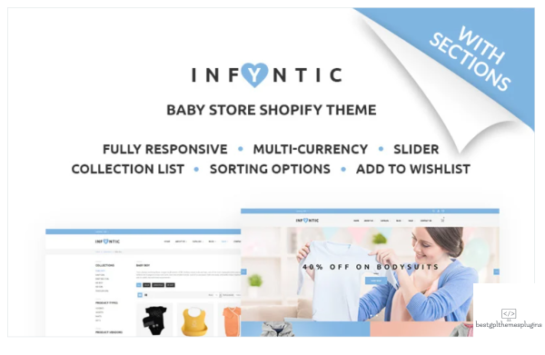 INFYNIC Calm Baby Clothing Online Shop Shopify Theme