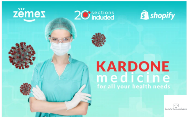 KarDone Medicine Online Store Template Shopify Theme