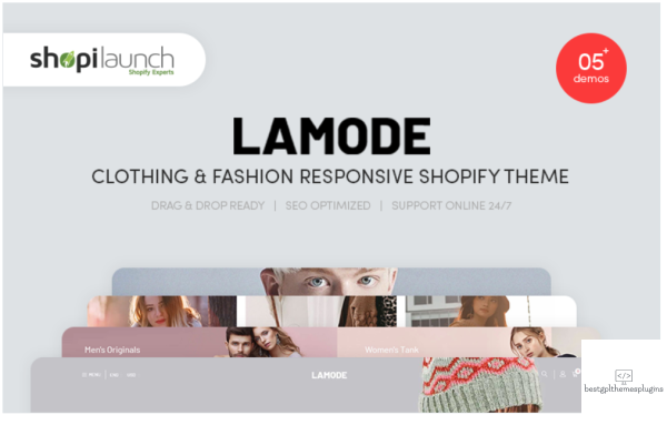 Lamode Clothing Fashion Responsive Shopify Theme