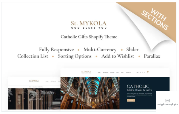 St.Mykola Catholic Store Shopify Theme