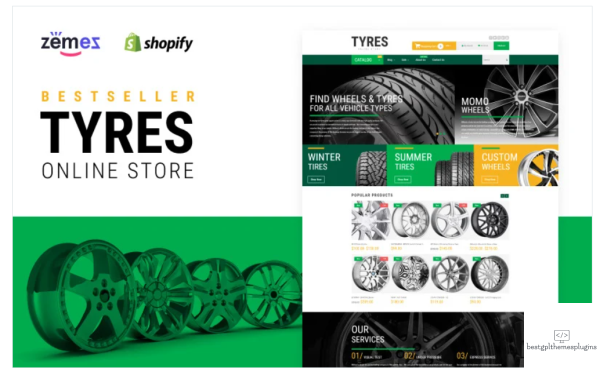 Wheels and Tyres Shopify Theme