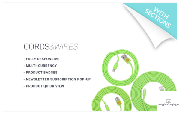 Cords Wires Shopify Theme