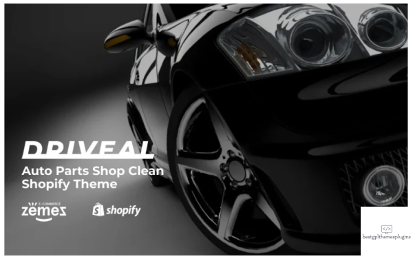 Driveal Auto Parts Shop Clean Shopify Theme