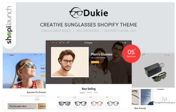 Dukie Creative Sunglasses Responsive