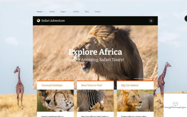 Safari Adventure Joomla Template