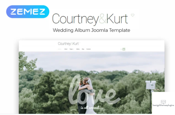 Courtney Kurt Wedding AlbumCreative Joomla Template