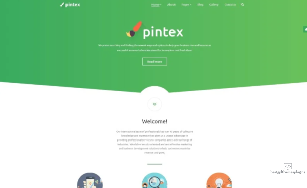Pintex Responsive Joomla Template