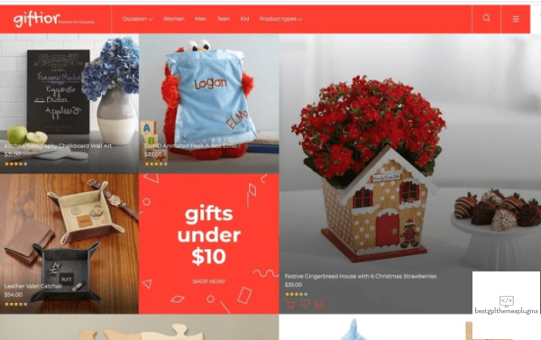 Giftior Gifts Store Magento Theme