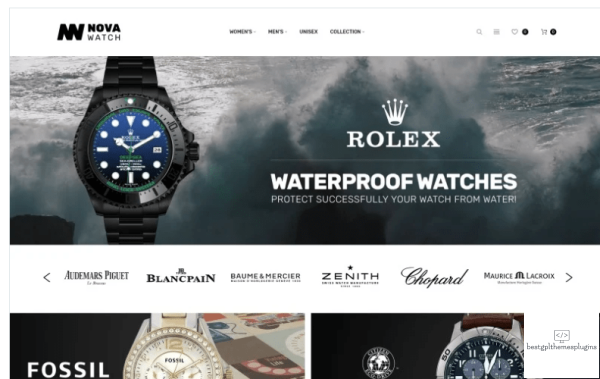 NovaWatch Watches Store Responsive Magento Theme