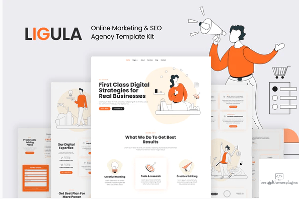 Ligula %E2%80%94 Online Marketing SEO agency Template Kit