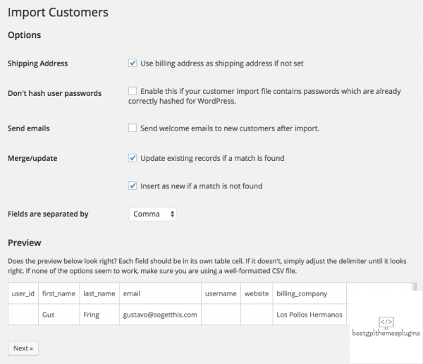 woocommerce customer order csv import suite import customers 1