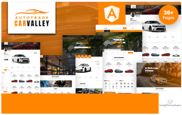 Carvalley Auto Trade Listing Directory Angular Website Template