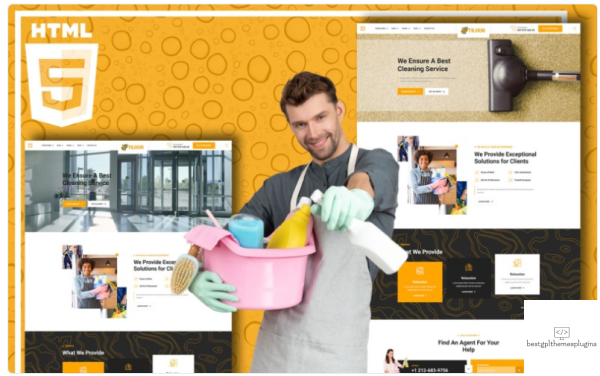 Tiloor Cleaning Service Website Template