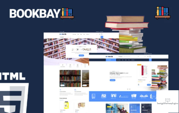 Bookbay Book Store HTML5 Website Template