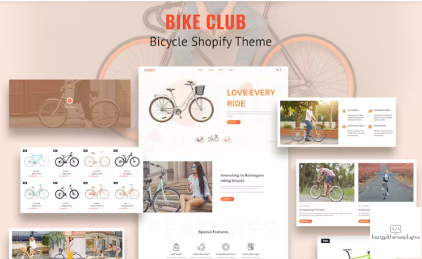 Bikez Bike Shop Cycle Single Shopify Theme 1