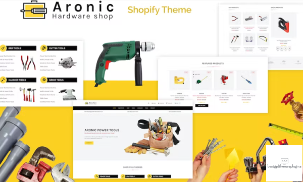 Aronic Hardware Tool Responsive Shopify Theme