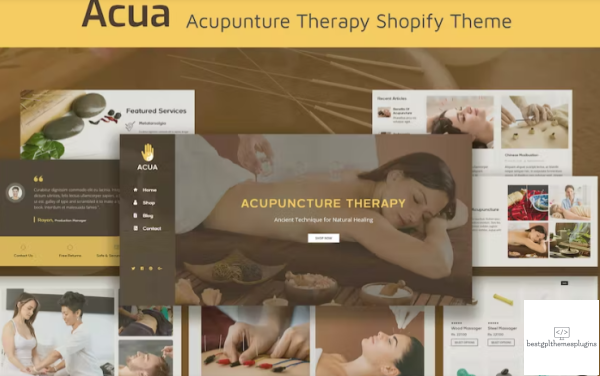 Acua Shopify Medical Store Health Shop Theme