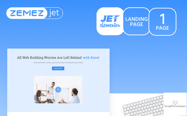 Benefix Minimal Consulting Jet Elementor Template